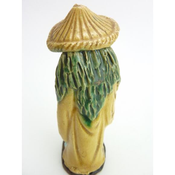 Vintage MUDMEN Old MAN CHINA MARK figurine 4" Chinese Asian Oriental COLLECTIBLE - Picture 3 of 7